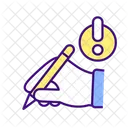 Dificultades para escribir  Icono