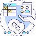 Connection Prospecting Sales Symbol