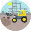 Digger Construction Jcb 아이콘