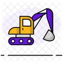 Digger Construction Excavator Icon