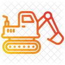 Digger Excavator Crane Icon