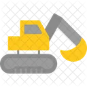Digger Digger Truck Excavator Icon