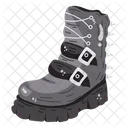 Camping Shoe Digger Shoe Hiking Boot Icon
