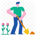 Digging Shovel Work Icon