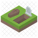 Digging Grave Grave Graveyard Icon