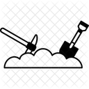 Digging Shovel Tool Icon