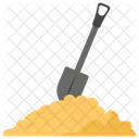 Shovel And Mud Shovel Gardening Tool Icon