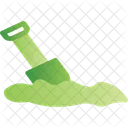 Digging Excavating Shoveling Icon