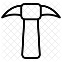 Pick Hammer Construction Tool Icon