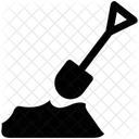 Digging Construction Location Icon