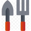Digging Tool Gardening Tool Shovel Icon