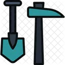 Digging Gardening Shovel Gardening Tools Icon