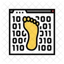 Digital Footprint Cyberbullying Icon