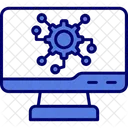 Digital Computer Internet Icon