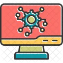 Digital Computer Internet Icon