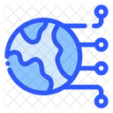Digital Technology Network Icon