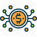 Digital Finance Money Icon