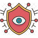 Digital Security Monitoring Icon