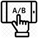 Digital Ab Testing Comparing Method Usability Testing Icon