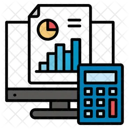 Digital Accounting  Icon