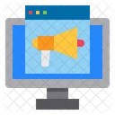 Website Marketing Online Icon