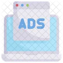 Online Shopping Digital Advertising Promotion Icon