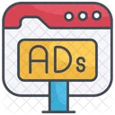 Social Technology Advertising Icon