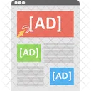 Digital Advertising News Digital Print Campaign Newspaper Advertising Website Icon