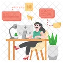 Digital Marketing People Interface People Icon