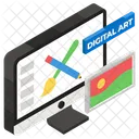 Digital Art  Icon