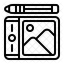 Digital art tablet  Icon