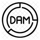Digital Asset Management Statisctics Ui Icon