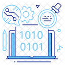 Digital Binary  Icon