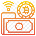 Digital Bitcoin  Icon
