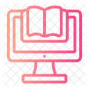 Digital Book Learning Icon
