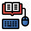 Digital Book Online Learning Online Course Icon