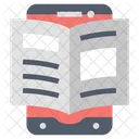 Digital Book Online Book Online Learning Icon