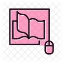 Digital Book Digitalisation Book Icon