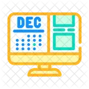 Digital Calendar  Icon