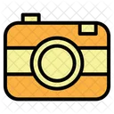 Camera Filled Outline Icon