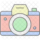 Digital Camera Lineal Color Icon Icon