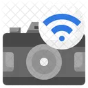 Digital Camera Photograph Wifi Signal Icon