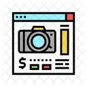 Digital Camera Shopping  Icon