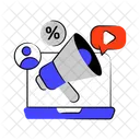 Digital Campaign  Icon