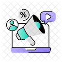 Digital Campaign  Icon