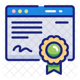 Digital certificate  Icon