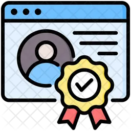 Digital Certificate  Icon