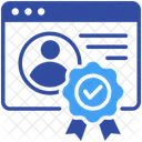 Digital Certificate Encryption Authentication Icon