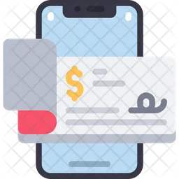 Digital Cheque  Icon