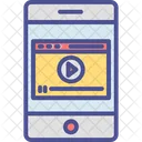 Digital Cinema Filmmaking Mobile Video Icon